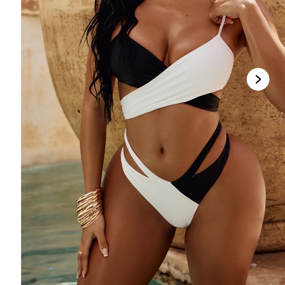 Judith Colorblock Wrap 2 Piece Bikini
